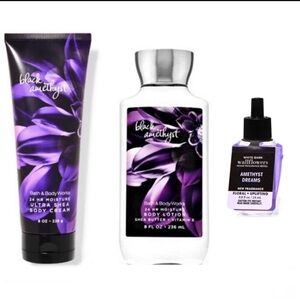 NEW Bath & Body Works Amethyst Dreams Set + Free Gift!